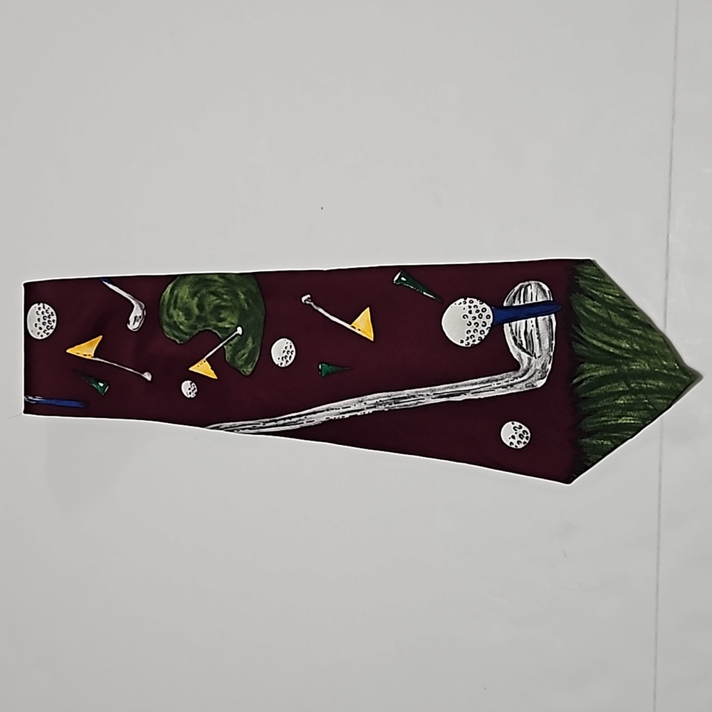 Golfing Men's Tie Vintage Save The Children #M-197